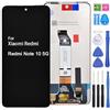 iYAiYO Schermo Display Digitalizzatore Touch Screen Ricambio Compatibile con Xiaomi Redmi Note 10 5G M2103K19G, M2103K19C Schermo Completo con Strumenti-Nero
