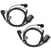 UAYESOK Auricolare radio per Motorola DP1400 CP040 CP200 GP88 GP88 XT420 XT460 CLS1410 Hytera PD405 PD505 Midland G15 G18 Walkie talkie, set di 2 pezzi s)