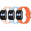 CHULN 3 Pezzi Cinturino in silicone per Redmi Watch 5 Active Cinturino di Ricambio Impermeabile e Traspirante per Redmi Watch 5 Lite Fitness Braccialetto