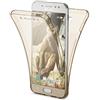 NALIA 360 Gradi Cover per Samsung Galaxy J3 2017 EU Model, Gold Oro