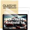 KUSINHOKA Vetro Temperato per Rebecco Tablet K50 10 Pollici, [2 Pezzi] Durezza 9H Pellicola Protettiva, [Anti-Graffio], [Senza Bolle], HD Trasparente Protezione Schermo Protector Film