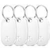 aowoka Air Tracker Tag 4 Pezzi, Air Tracker Funziona con Apple Dov'è App (solo iOS), Batteria Sostituibile Trova Oggetti,2 anni Utilizzabile Localizzatore Chiavi per Bagagli/Valigie/Portafogli [weTag Pro]