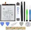 OnlyTech - Kit di riparazione Batteria per Samsung Galaxy Note 20 Ultra/Note 20 Ultra 5G SM-N986-4500mAh - con 10 Strumenti e Adesivo
