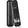 Oxumote Sostituisci telecomando compatibile con Hisense VIDAA LCD LED 4K UHD Smart TV