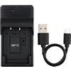 Norifon NP-70 USB Caricatore per Casio Exilim Zoom EX-Z150, EX-Z155, EX-Z250, EX-Z250BE, EX-Z250GD, EX-Z250PK, EX-Z250RD, EX-Z250SR Fotocamera e Altro