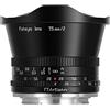 TTARTISAN 7,5 mm F2 APS-C Fisheye Obiettivo fotografico a fuoco manuale per Fuji X Mount (sin filtro ND)