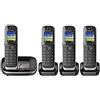 Panasonic KX TGJ423EB (Trio) - Telefono digitale cordless con segreteria telefonica e blocco di chiamata fastidioso