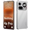 GIOPUEY Cover Compatibile con Nothing Phone 4a PRO, TPU Ultrasottile HD Case, Protezione del Cuscino d'Aria - Trasparente