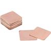 Pxyelec Dissipatore di calore in rame, spessore termico, piastra di raffreddamento per raffreddamento, chipset IC, GPU, dimensioni 20 x 20 x 0,5 mm, confezione da 20