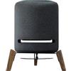 Alloery Supporto in legno per Echo Studio e HomePod 2/1ª gen., supporto da tavolo stabile suono migliore decorazione domestica (gambe in noce)