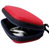 GUBEE Difficile Viaggio Caso Custodia per Auricolari e Lettore MP3 Bluetooth Player,Scatola di immagazzinaggio per Airpods Cavi USB e altri dispositivi elettronici Cavi (rosso)