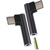 Kefiany Adattatore USB C Jack 3.5mm Aux Cavo Audio Cuffie Sdoppiatore (2Pack)per Apple iPhone 15 iPad Type C Adapter compatibile per Samsung Galaxy MacBook Accessori Auricolari Tipo Cavetto Connettore tp-LXDZ