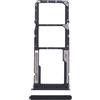 Generico Carrello Vassoio alloggio tray compatibile con XIAOMI REDMI 13C 4G 23100RN82L 23106RN0DA / Poco C65 Porta scheda nano Sim1+ SIM 2 + SLOT SLITTA Alloggio Memoria Micro Sd CARD (Nero)