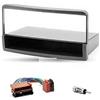 CARAV 10-048-9-6 - Mascherina autoradio 1 DIN per Fiesta, Focus; Galaxy; Mondeo; Transit/S-Type con Pocket + ISO e cavo adattatore antenna