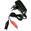 Enerpower Caricabatterie per batterie LiFePO4 da 6 V, al piombo, AGM 2S, con morsetti a coccodrillo (tensione di carica: 7,2 V)
