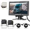 NHOPEEW Kit Telecamera di Backup con Monitor da 7 pollici - Telecamera di backup 1080P Supporto IP69 impermeabile/Super visione notturna - Kit monitor per camion/autobus/rimorchi/camper