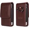 MXFDOKD Porta Cellulare da Cintura Uomo, Borsa da Cintura Clip per Cellulare Pelle | Verticale Fondina da Cintura Uomo Borsello Porta Cellulare in Pelle Marsupio de Cintura Clip Pochette con Fessure per Carte