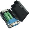 YIOVVOM DB15Adapter D-SUB DB15 VGA Femmina 3Row 15Pin a Terminale Breakout Board Connettori con custodia