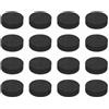 QUARKZMAN 16 Pezzi Piedini Isolamento Cuffie Lato Singolo, 50mmx15mm Base Antiscivolo Schiuma Assorbimento Urto Supporto Amplificatore Piedini Tappetino Per Cuffie HiFi Sistema, Nero