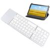 Yunseity Tastiera Bluetooth Pieghevole, Tastiera Wireless Portatile con Touchpad, Tastiera Pieghevole Ultra Sottile Ricaricabile a 63 Tasti per Windows, per IOS, per Android(D'argento)