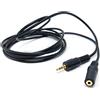 Drut2.5ex Cavo di prolunga Stereo da 2 m con Jack da 2,5 mm a Presa da 2,5 mm, connettori Dorati con Pin Piccolo da Maschio a Femmina (2 m)
