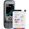 TOPGOBAT TOPGOBA BL-5CT batteria da 1800 mAh ad alta capacità compatibile per Nokia 5220 5630 6303 6730 3720 C3-01 C5-00 C6-01