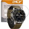 REY Pack 7x Pellicola salvaschermo per GARMIN MARQ ADVENTURER GEN 2 - QUATIX 8 47MM, qualità Premium