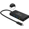 j5create Scheda di acquisizione video con ricarica passante PD 60W, hub multifunzione incorporato, adatto per streaming, trasmissione in diretta, videoconferenza, insegnamento, gioco (JVA01)