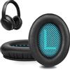 Sodorous QC25 - Cuscinetti auricolari di ricambio compatibili con cuffie Bose QC15, QC25, QC35 e 35 ii, QC2, AE2, AE2i, AE2W, Soundlink, in memory foam