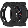 CONAPIKA1 Pezzi Cover per Amazfit T-Rex 3 Pro, Morbido e Leggero Protettiva Paraurti Rigida TPU Cover Ultra Sottile Antiurto Caduta Anti-Graffio Resistente Protettiva Custodia Case,Nero