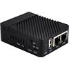 Waveshare Mini Dual Gigabit Ethernet Mini-Computer Kit Compatible with Raspberry Pi Compute Module 4 Suitable for Evaluating Equipped with Aluminum Alloy Case Rich Interfaces(CM4 is NOT Included)