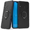 MaiJin LuluMain Compatibile con Huawei Y9 (2019) Cover, Custodia Armor Anello Cavalletto (Funziona con Il Supporto Magnetico per Auto) Case Paraurti per Huawei Y9 2019, Enjoy 9 Plus (Nero)