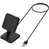 kwmobile Caricabatterie Orologio Fitness Compatibile con Xiaomi Redmi Watch 4 / Redmi Watch 5 / SmartBand 10 9 8 - USB Charger Smart Watch - Stand Caricatore Smartwatch con Filo 100 cm