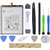 OnlyTech Kit di riparazione batteria per Samsung Galaxy A23 5G SM-A236B - 5000mAh - con 10 strumenti e adesivi