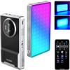VILTROX Retro12X Luce Video RGB, Luce Led Fotografia con Batteria da 22Wh 3000mAh, Pannello Luce LED da Dimmerabile 2500K-8500K, CRI 95+ per Tiktok/Foto di Prodotti/videocamere DSLR, Fotografia