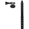 SquishyWorld 120 cm - Asta per selfie invisibile, supporto per selfie invisibile in alluminio, impugnatura rimovibile, selfie stick di estensione estensibile, compatibile con Insta-360 One R per esterni action cam