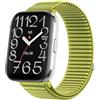 GIOPUEY Cinturini Compatibile con Amazfit Bip 5 Unity, Nylon Traspirante Sport Loop Cinturino in Morbido Nylon Intrecciato Strap Band - Green