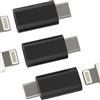 zoyuzan Adattatore da Lightning a USB C (confezione da 3) caricabatterie per iPhone Femmina Jack USBC Presa maschio Convertitore caricabatterie per Apple per iPhone15 Pro Max per iPad compatibile per Samsung