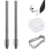 GIONAR 2 punte di ricambio per Samsung S Pen, Titanium S Pen Punta compatibile con Samsung Serie Note10, Note20, Tab S6 S7 S8 S9 Serie e Nuova serie S22U S23U S25U con attrezzi e scatola di immagazzinaggio