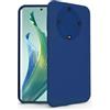 N NEWTOP Cover Compatibile per Honor Magic 5 Lite 5G, Custodia TPU SOFT Gel Silicone Ultra Sottile Flessibile Case Posteriore Protezione Fotocamera Anti Urto Guscio Scocca Colorato (Blu)