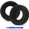 Linkidea Cuscinetti auricolari di ricambio per cuffie GRADO SR125, SR225, SR325, SR60, SR80, SR80e, M1, M2 (schiuma/nero)