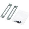 ZimaBoard Supporto per disco rigido da 2,5 compatibile con Zimaboard, staffe di montaggio in metallo per HDD 86,5x15,5x3 mm