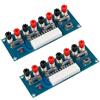 ARCELI 2pcs 24Pix ATX adattatore da tavolo da Bench Power Computer ATX Breakout Adapter Module 12V 5V 3.3V