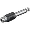 Cablepelado® - Adattatore audio mono RCA femmina a jack da 6,35 mm maschio