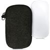kwmobile Custodia in Feltro con Zip compatibile con Apple Magic Mouse 1/2 - Astuccio Porta Mouse PC - Sacchetto con Cerniera - Borsa