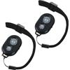 Sangcca 2 Pcs Telecomando Bluetooth per Selfie,con Cinturino da Polso,Telecomando Senza Fili per Foto e Video,Telecomando Bluetooth Wireless per Smartphone,Remote Control Bluetooth per Smartphone