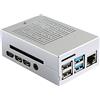 Gelid Solutions Gelid Solution ICEBERRY Raspberry Radiatore - Modulo di ventilazione integrato - Funzionamento silenzioso - Raspberry Pi 4 Model B - 91 x 62 x 33,5 - Argento