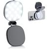 LIDOUYA Luce Selfie Magnetica con 3 temperature di colore 2900k-6500k, Ring Light Telefono LED Pieghevole per selfie/fotografia/video/Tiktok
