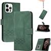 momoka Wallet Custodia Cover per iphone 13 Pro Max(6.7),Custodia Sottile in Pelle per Telefono,Premium PU/TPU,Supporto Stand,Chiusura Magnetica-Verde