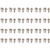 VBESTLIFE Set di Viti Hub NAB da 24 Pezzi Universale 10,5 Pollici X 1/4 Pollici Set di Viti per Bobina di Avvolgimento Hub NAB per Registratore a Bobina, per AMPEX, per per RMGI